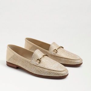 Sam Edelman Loraine Bit Loafer in Eggshell Woven